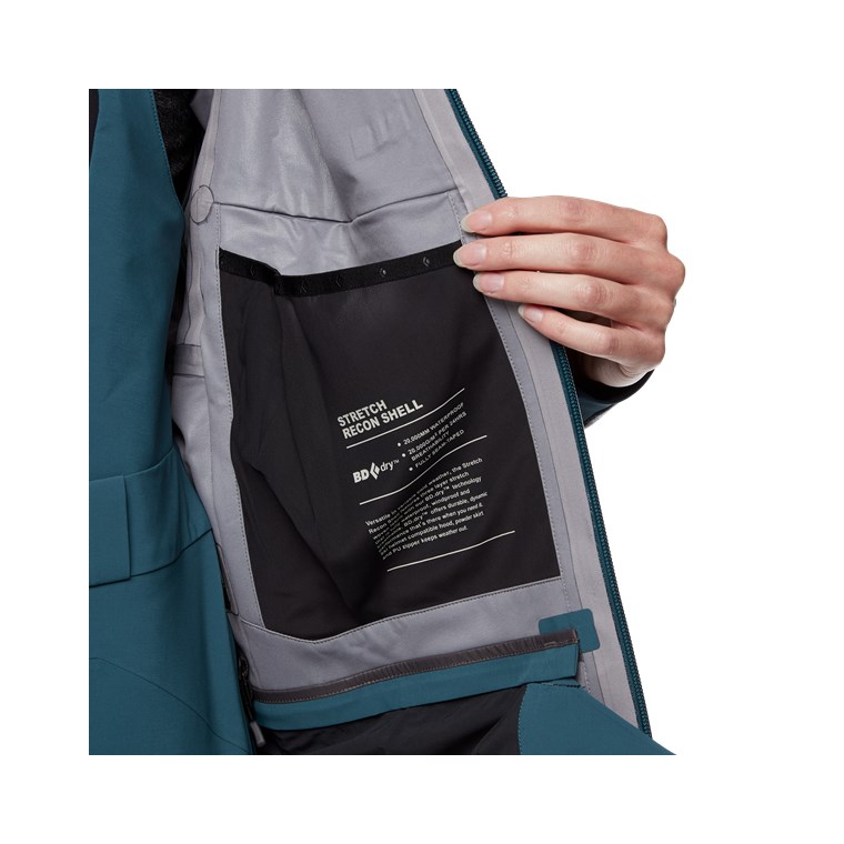 Black Diamond W Recon Stretch SkiShell Azurite