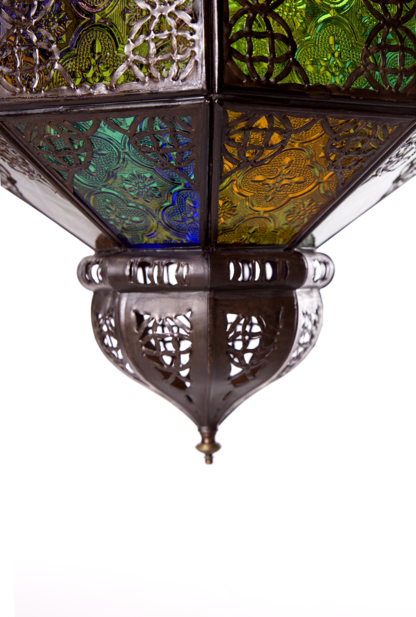 Laterne 'Nejma', multicolor, Ø 42 cm, H 30 cm von fischer's lagerhaus