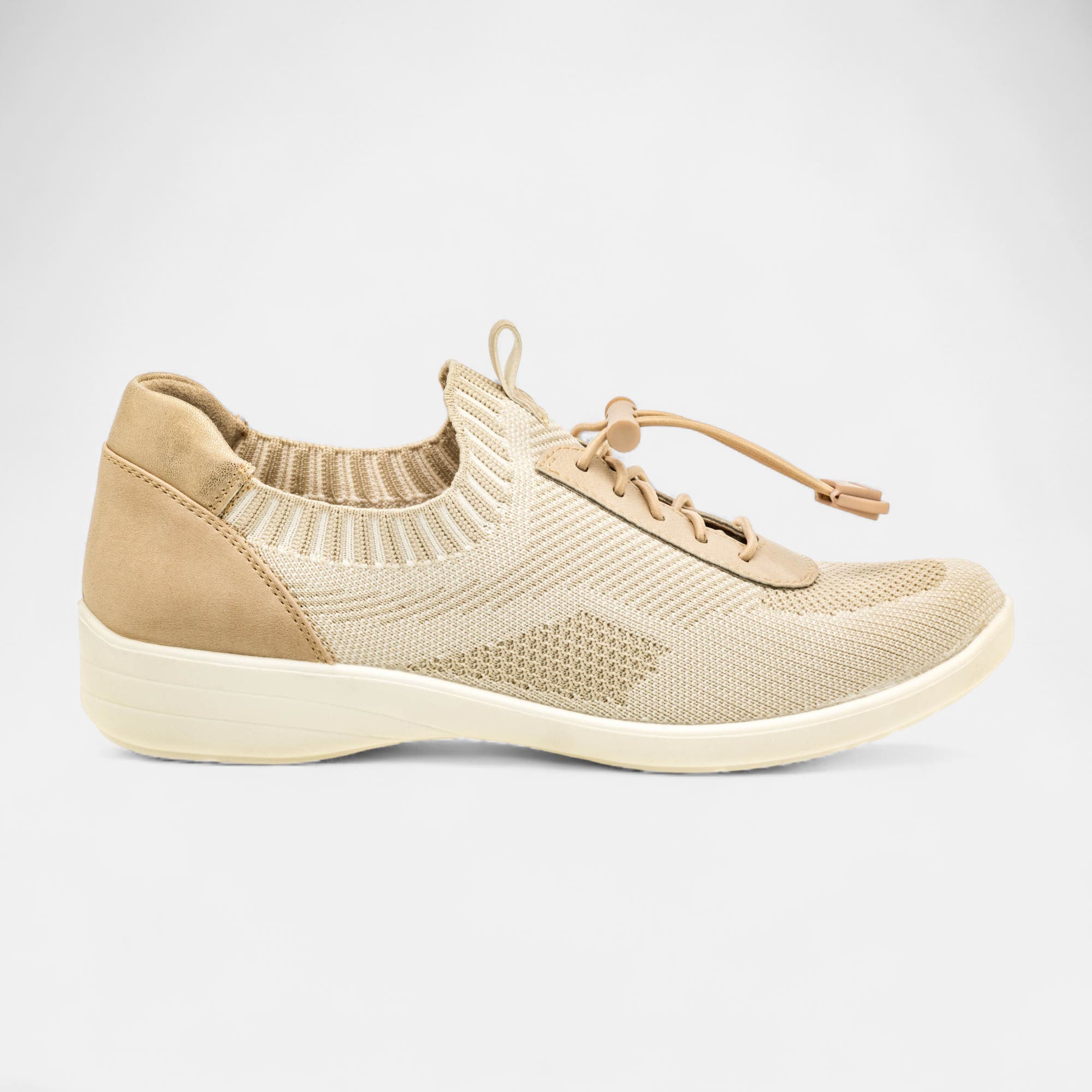 Derbies pieds sensibles Femme beige