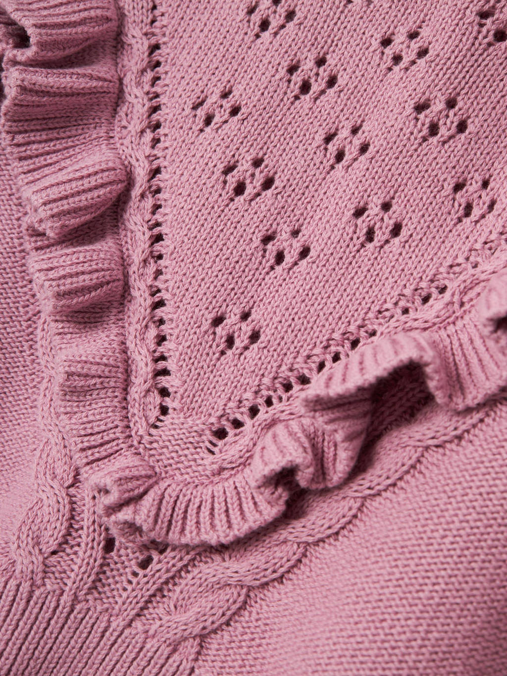 NAME IT gebreide trui roze