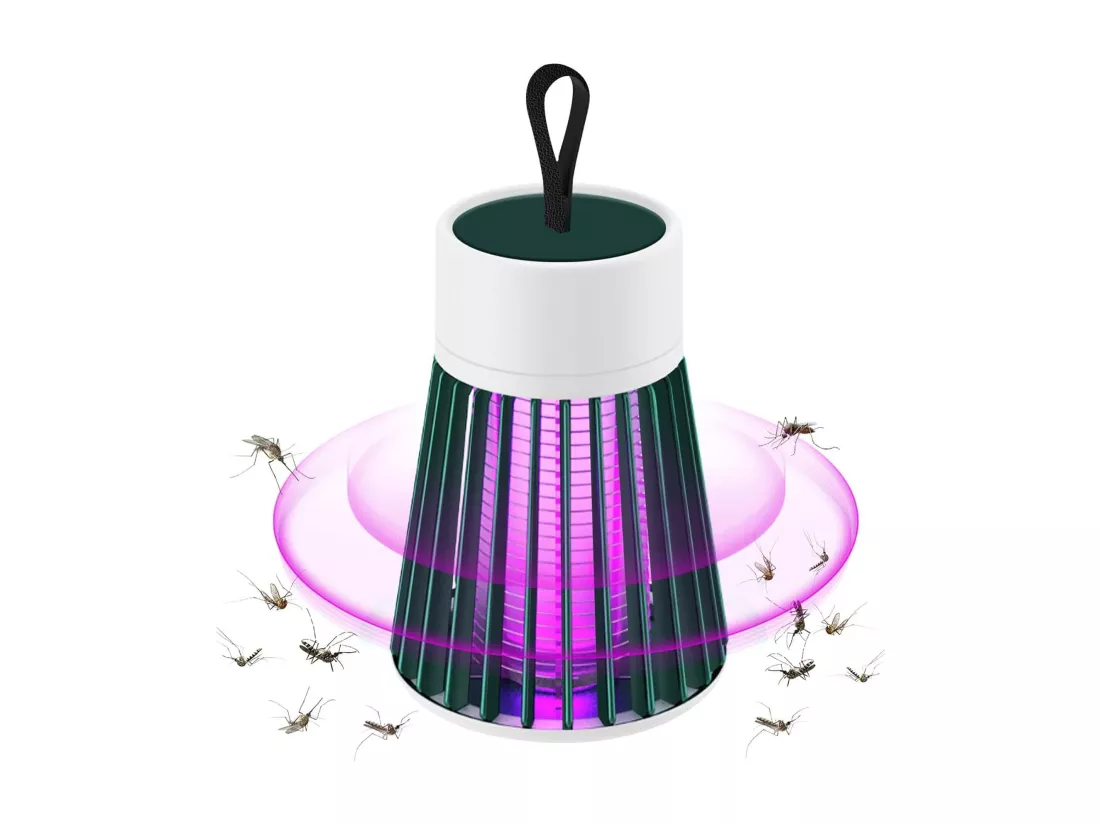 Lampe anti-moustique Well Home ABS Ø9x16,2cm