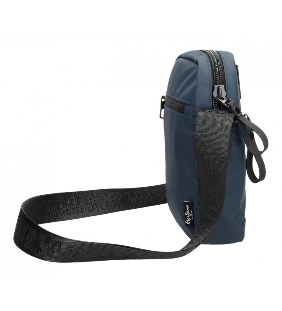Bolsa de ombro média Pepe Jeans Hoxton azul marinho
