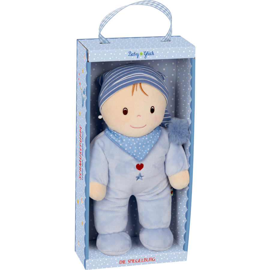 SPIEGELBURG COPPENRATH Schmusepuppe, hellblau - BabyGlück