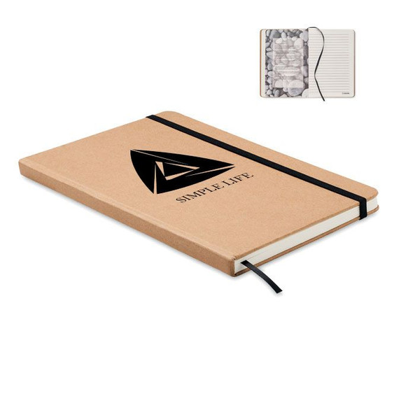 GiftRetail MO6798 - STEIN Carnet A5 en carton recyclé