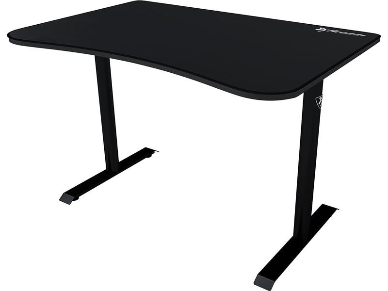 Arozzi Gaming Tisch Arena Fratello Schwarz Stabiler Gaming-Schreibtisch mit Mauspad