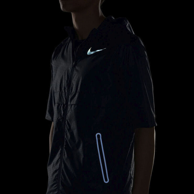 Nike Shield Ss Running Jacket Sort