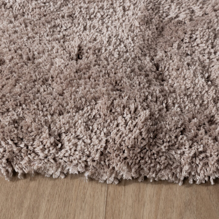Wasbaar hoogpolig vloerkleed - Ziggy Beige | Warm