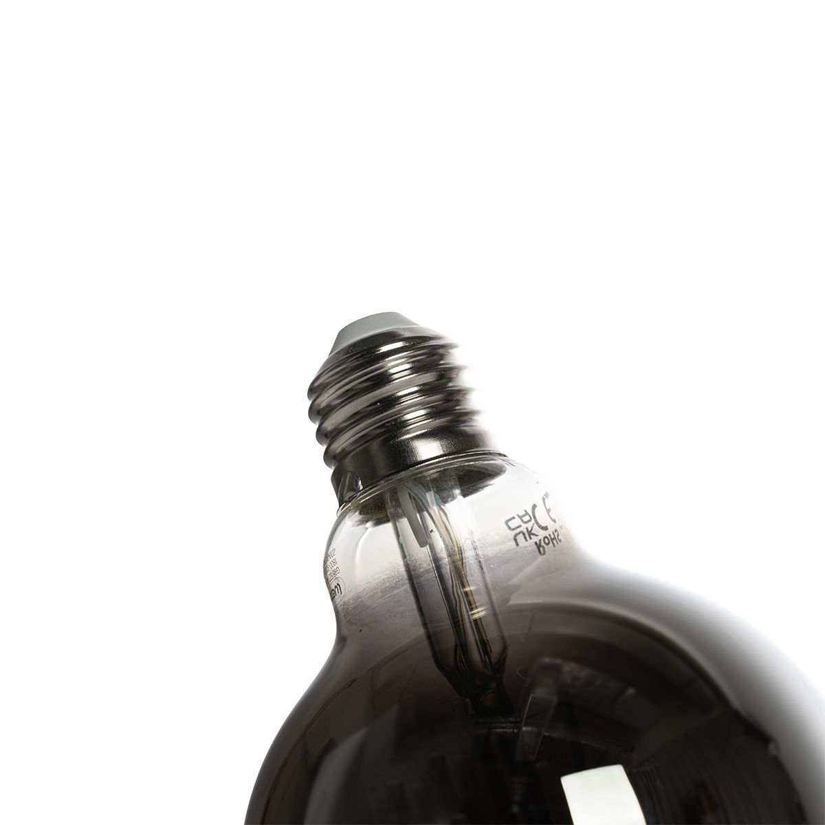 Set van 5 Smart E27 LED lamp G95 smoke 4W 60 lm 1800-3000K
