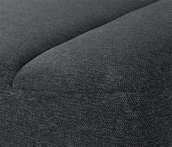 DOMO collection Ecksofa »Cesena«, links, anthrazit