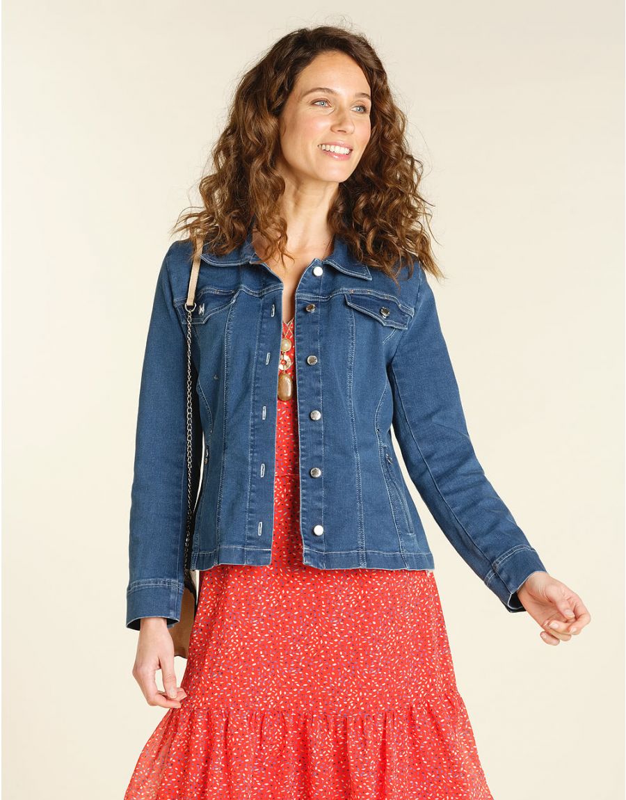 Veste en jean stretch