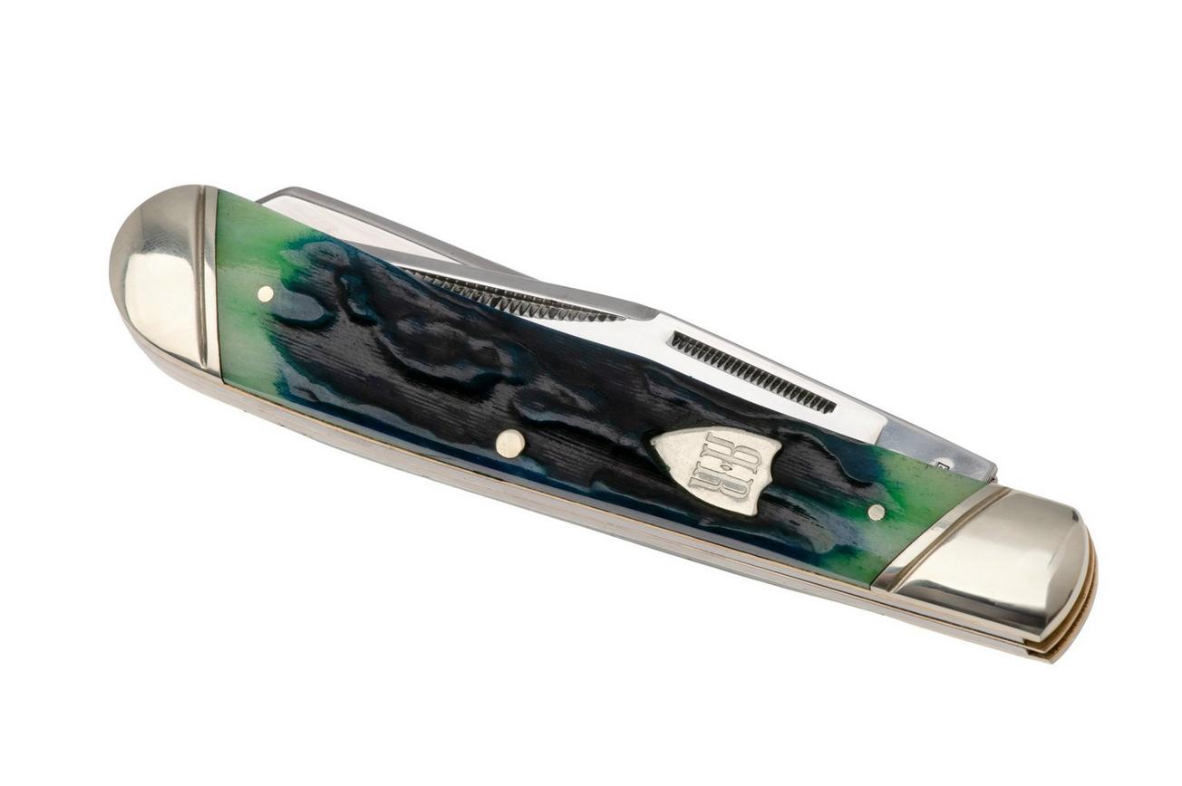 Rough Ryder Bluegill Trapper RR2634, Satin 440, Jigged Bone, zakmes