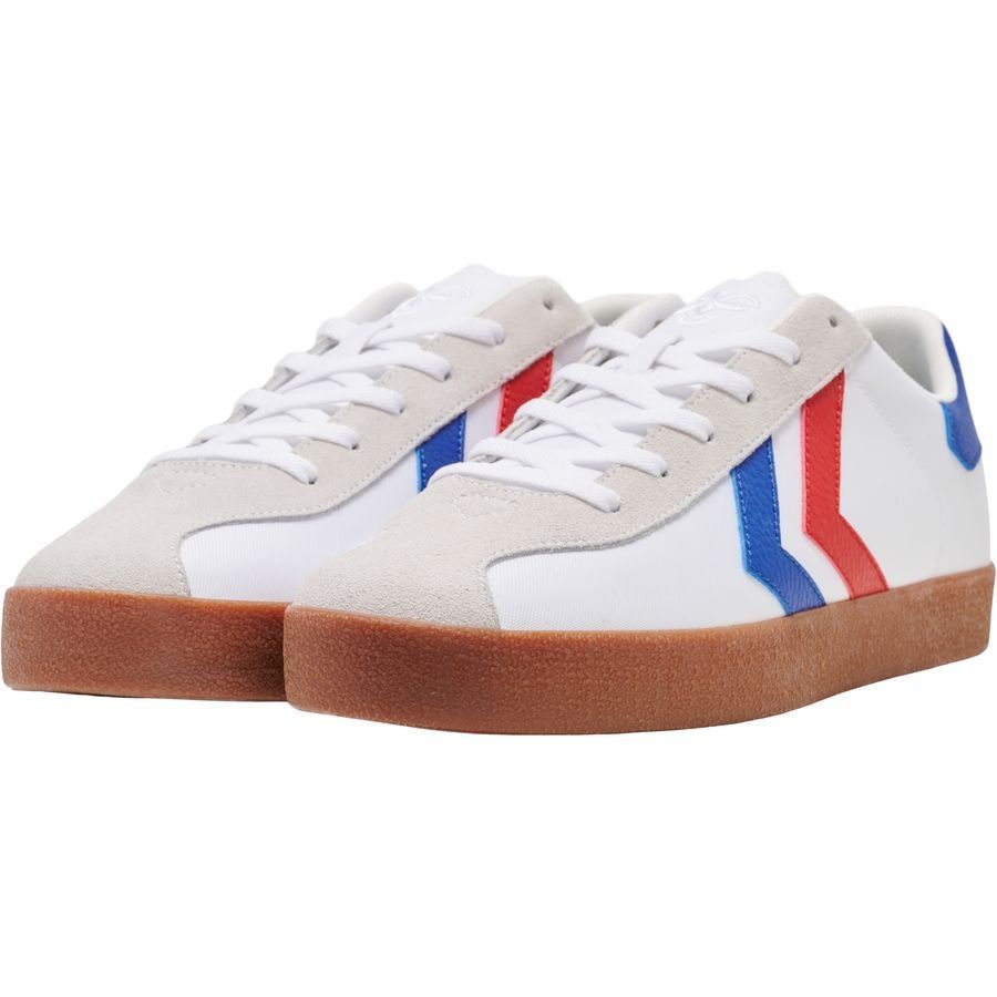 Hummel Chaussures Diamant LX-E Nylon - Blanc/Bleu/Rouge