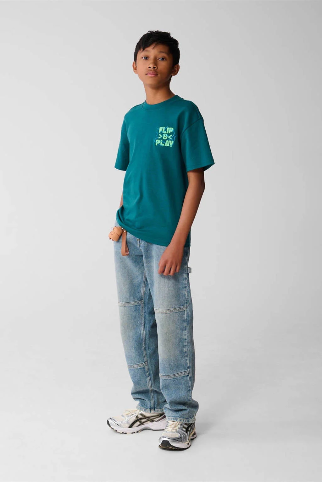 Shoeby T-shirt donkergroen