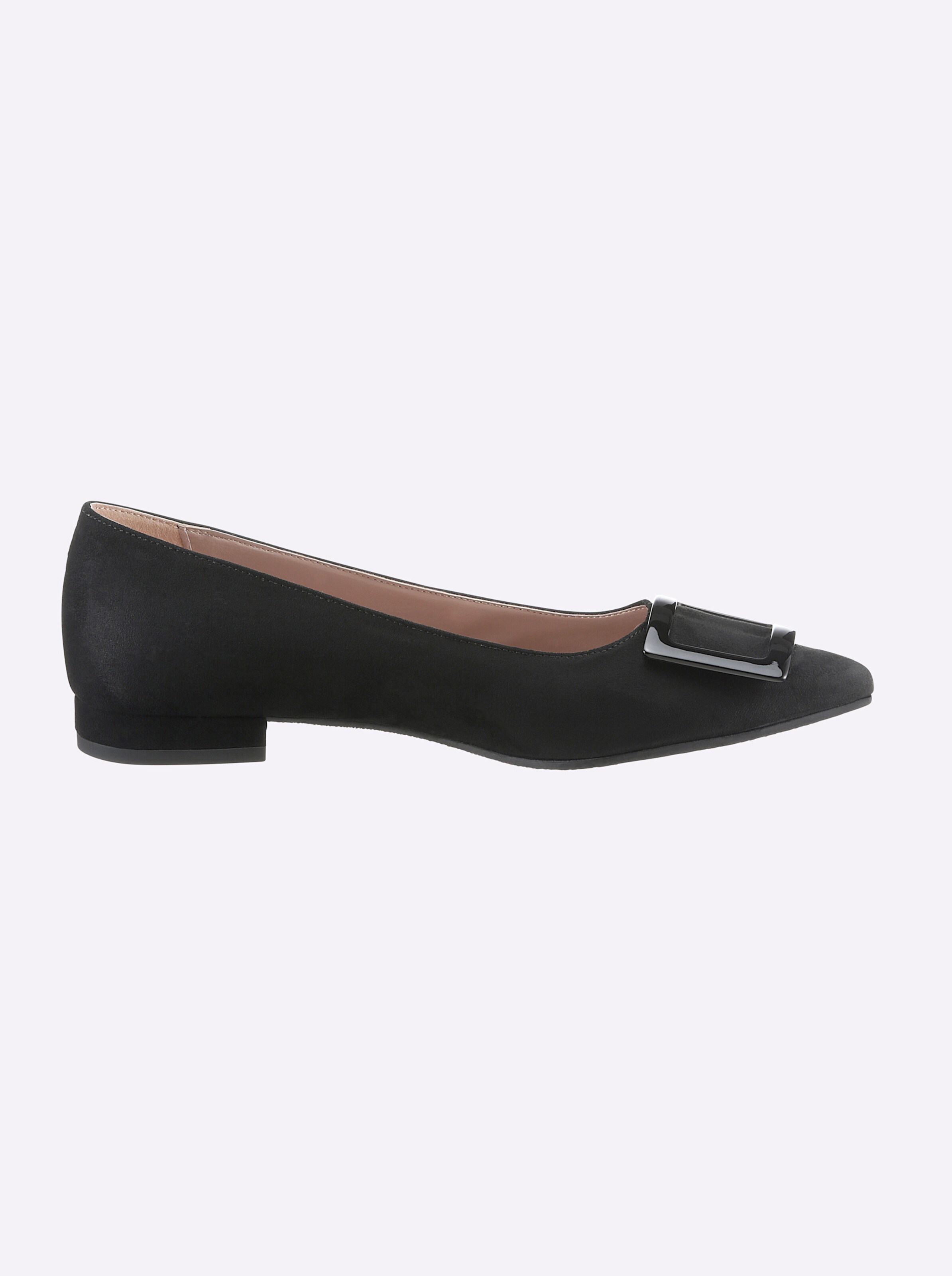 heine Slipper in schwarz