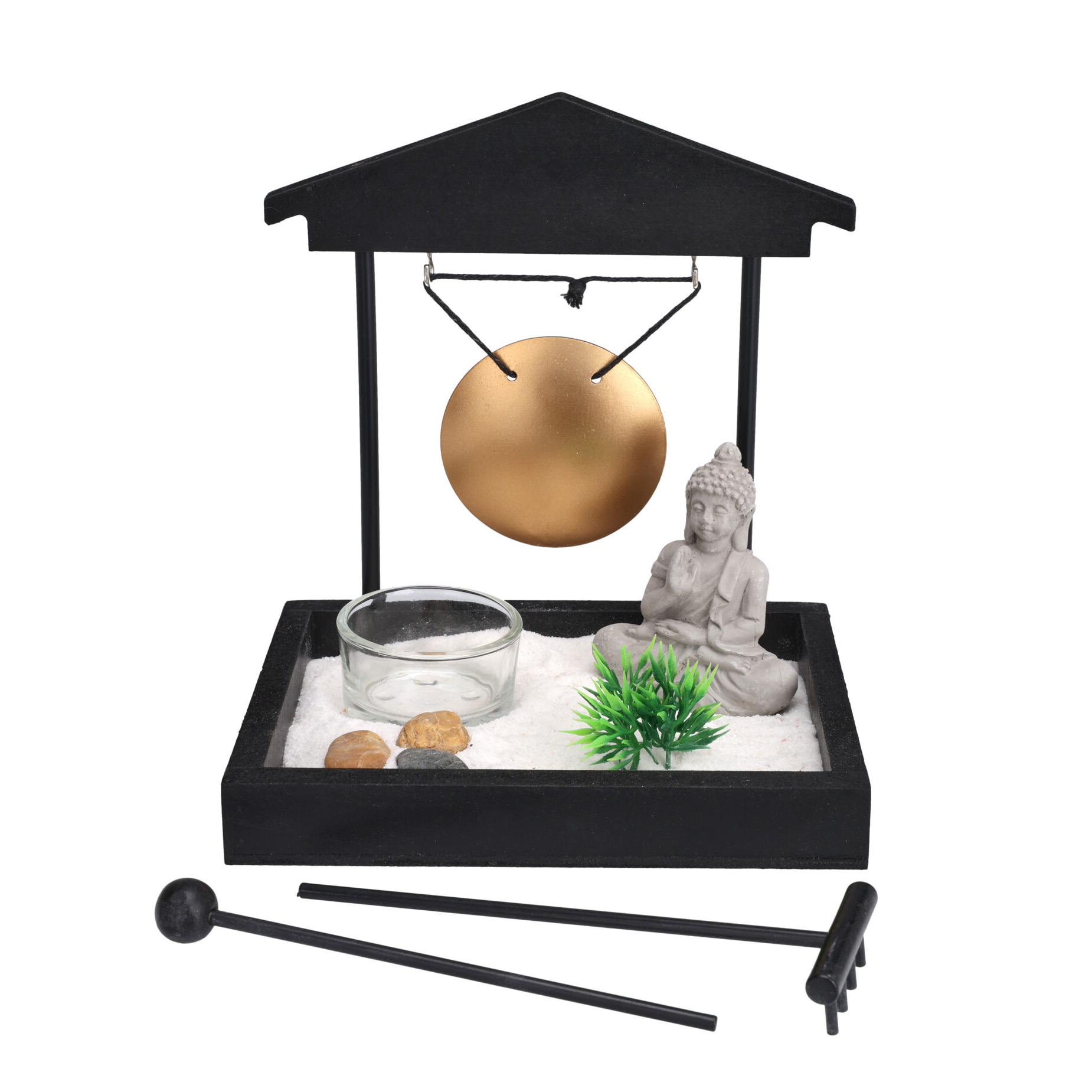 Buddha Zen Garten Set 10-teilig
