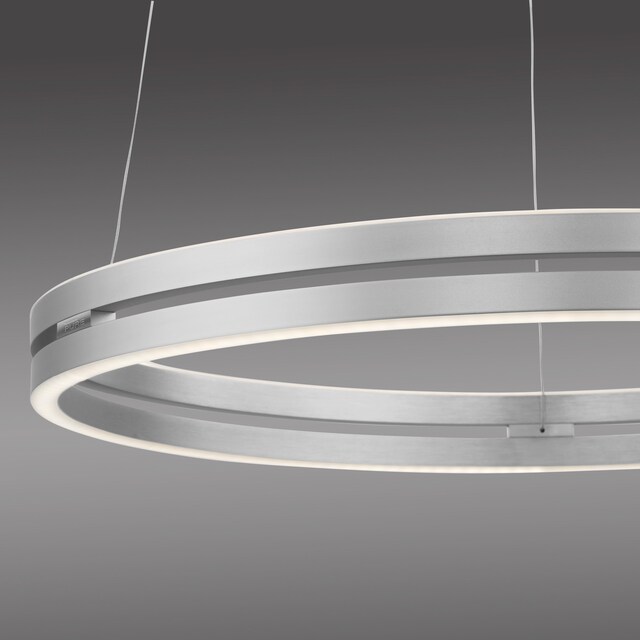 Paul Neuhaus LED Balkenpendel PURE E-LOOP 2-flg alufarbig