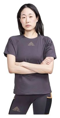 Maillot manches courtes Femme Craft Pro Trail Noir
