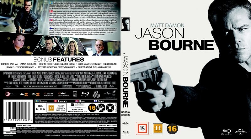 Jason Bourne 5 - 2016 - Blu-Ray