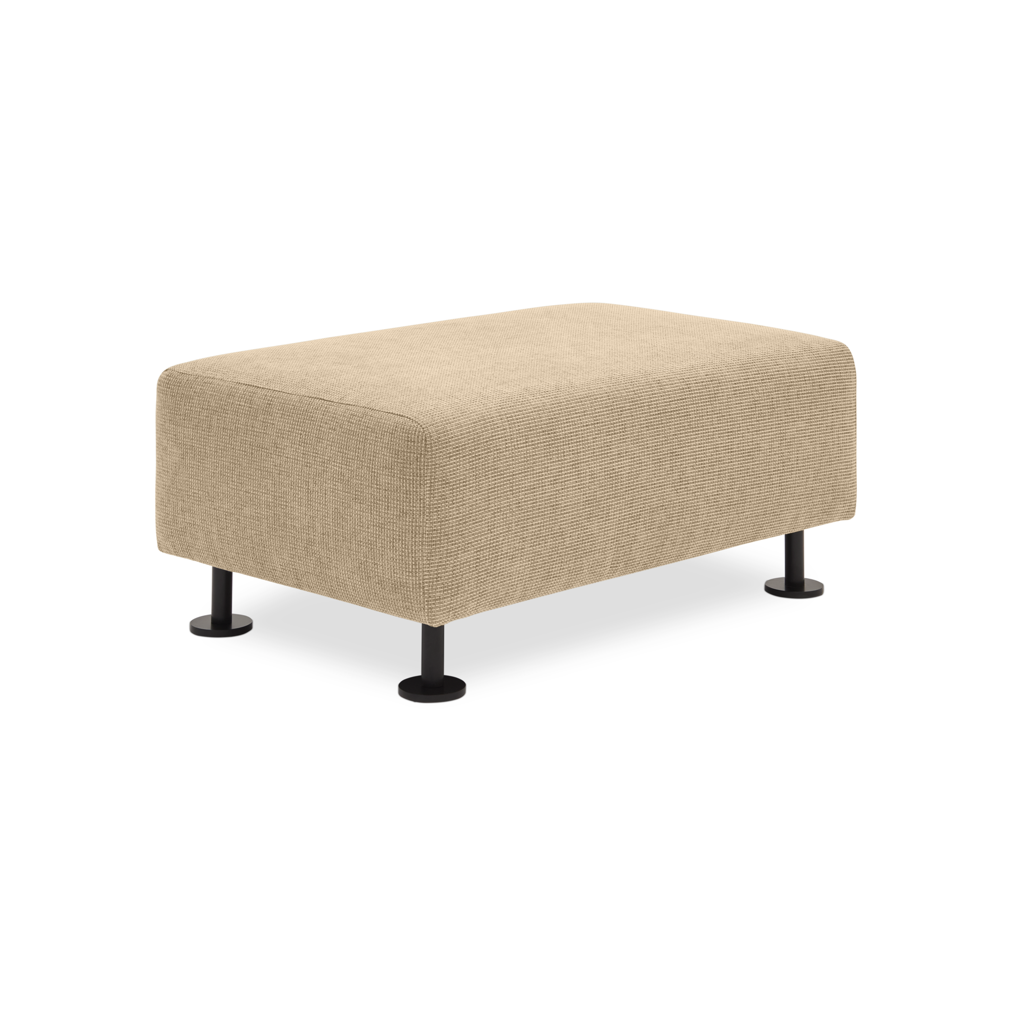 Loods 5 Design hocker Zit Hocker 90x60 | Stof: Cube Natural 01