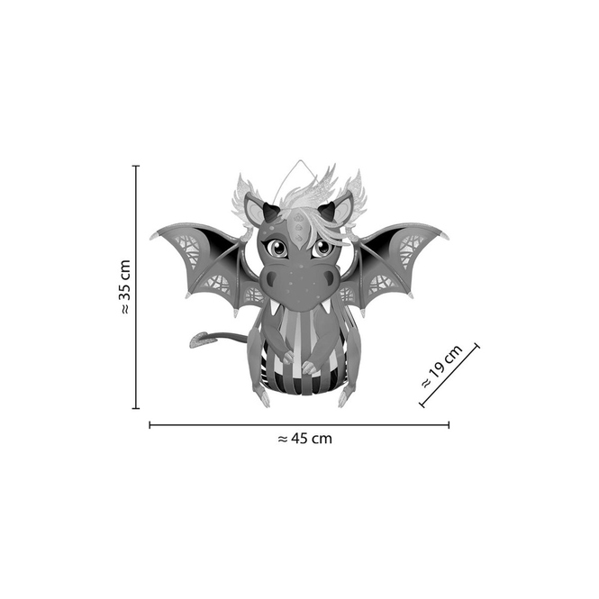 Laternen Bastelset - Drache