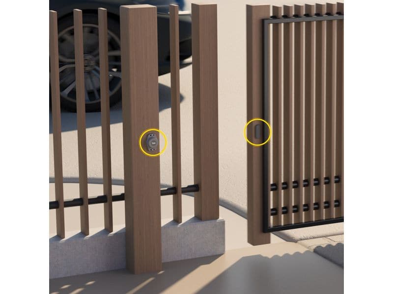 Yale Positionssensor und Magnet für Smart Gate Opener Ersatzsensor und Magnet für den Smart Gate Opener