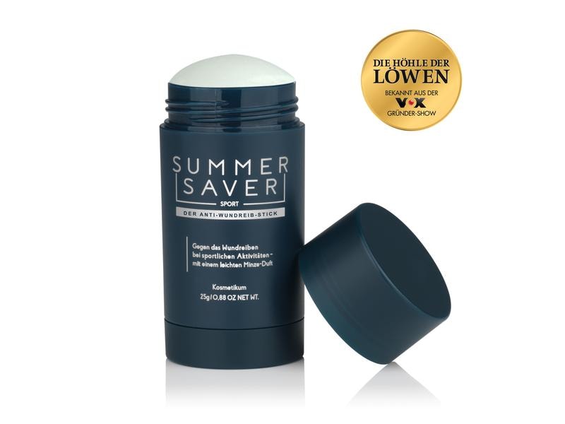 SUMMER SAVER Anti-Wundreib-Stick Sport Unisex 25 g Wasserfester Anti-Wundreib-Stick aus der TV-Show «Höhle der Löwen»
