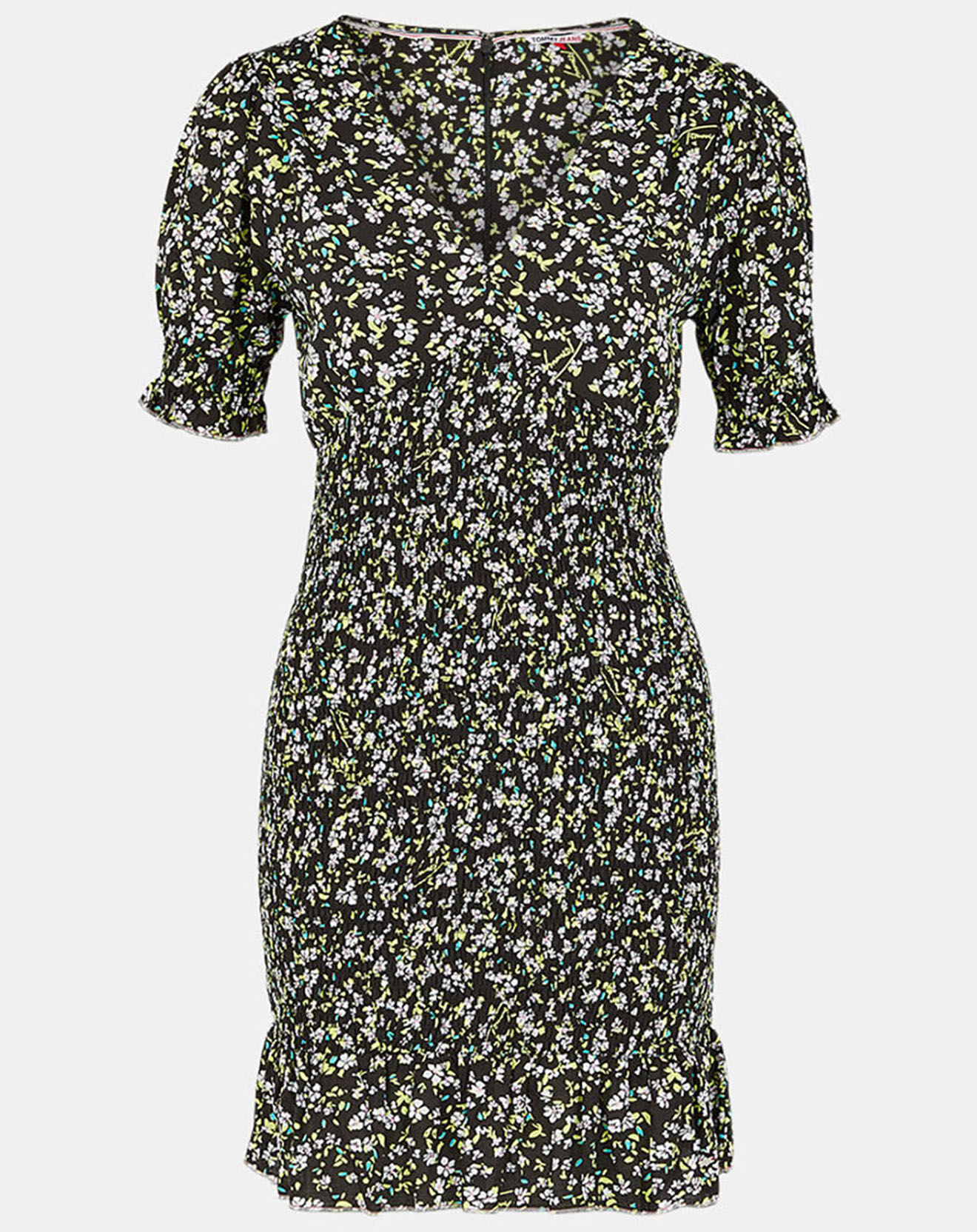 Tommy Jeans Robe smock body à fleurs multicolore