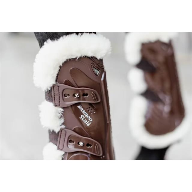 Peesbeschermers Kentucky Vegan Wol Bamboo Elastic Bruin