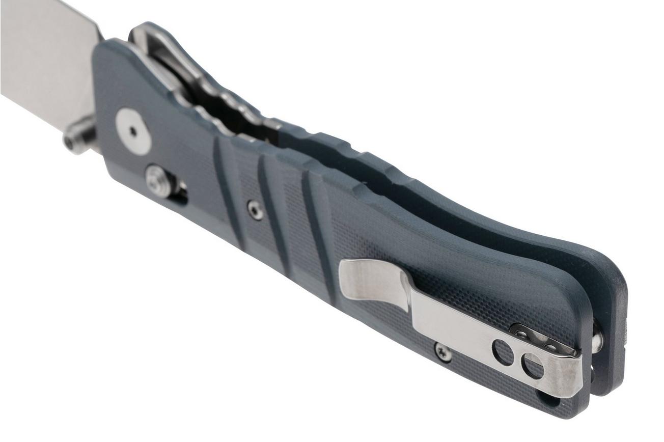 QSP Knife Ripley QS160-B1 Stonewashed 14C28N Gray G10, zakmes, Keanu Alfaro design
