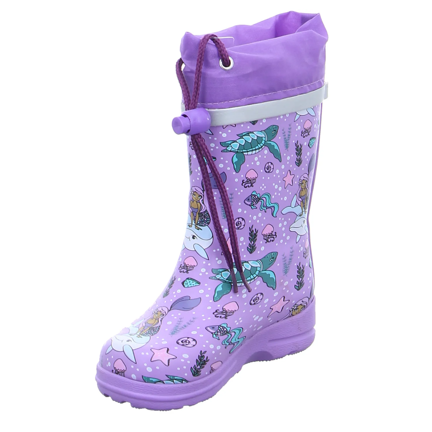 BECK Kinder-Gummistiefel Violette Synthetik