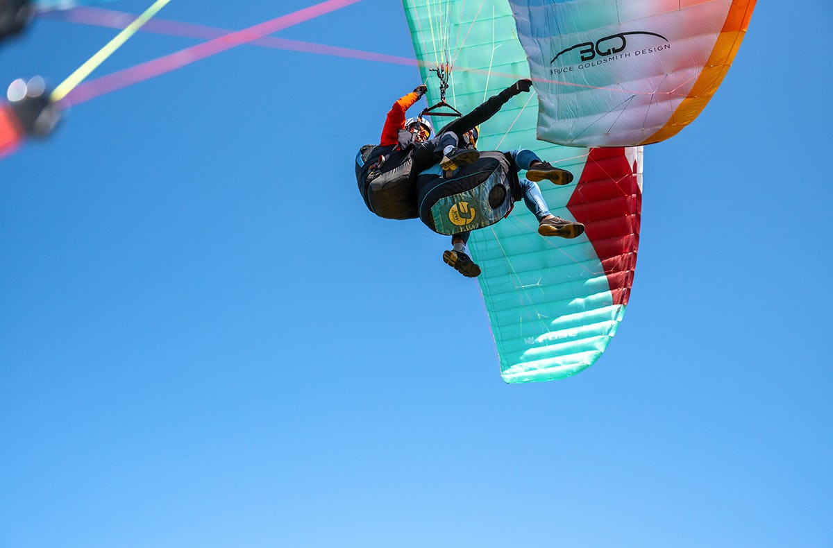 Gleitschirm Thermikflug Samerberg