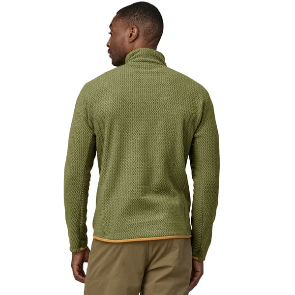 Sweat polaire randonnée PATAGONIA M'S R1 AIR ZIP NECK BUCKHORN GREEN