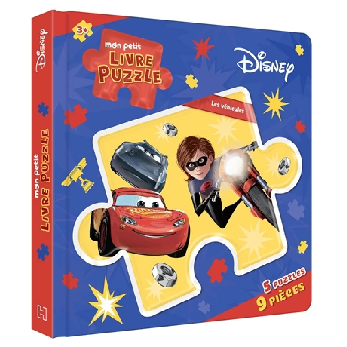 Cars : les véhicules : mon petit livre puzzle, 5 puzzles, 9 pièces · Occasion