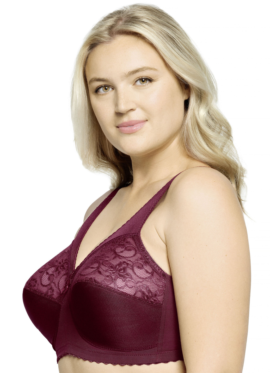 Glamorise Stütz-BH mit Spitze