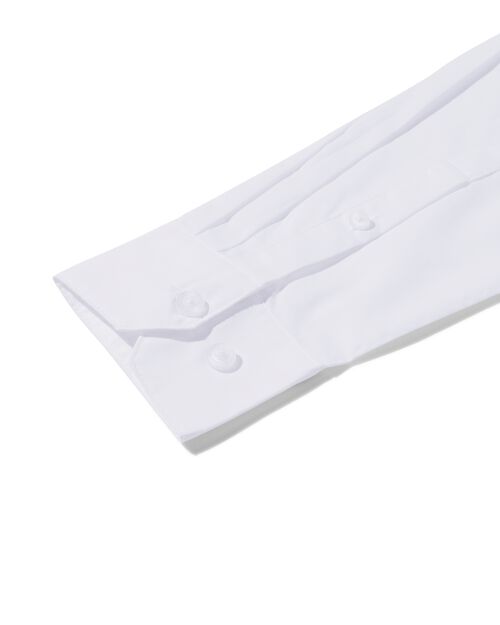 chemise homme coton avec stretch blanc