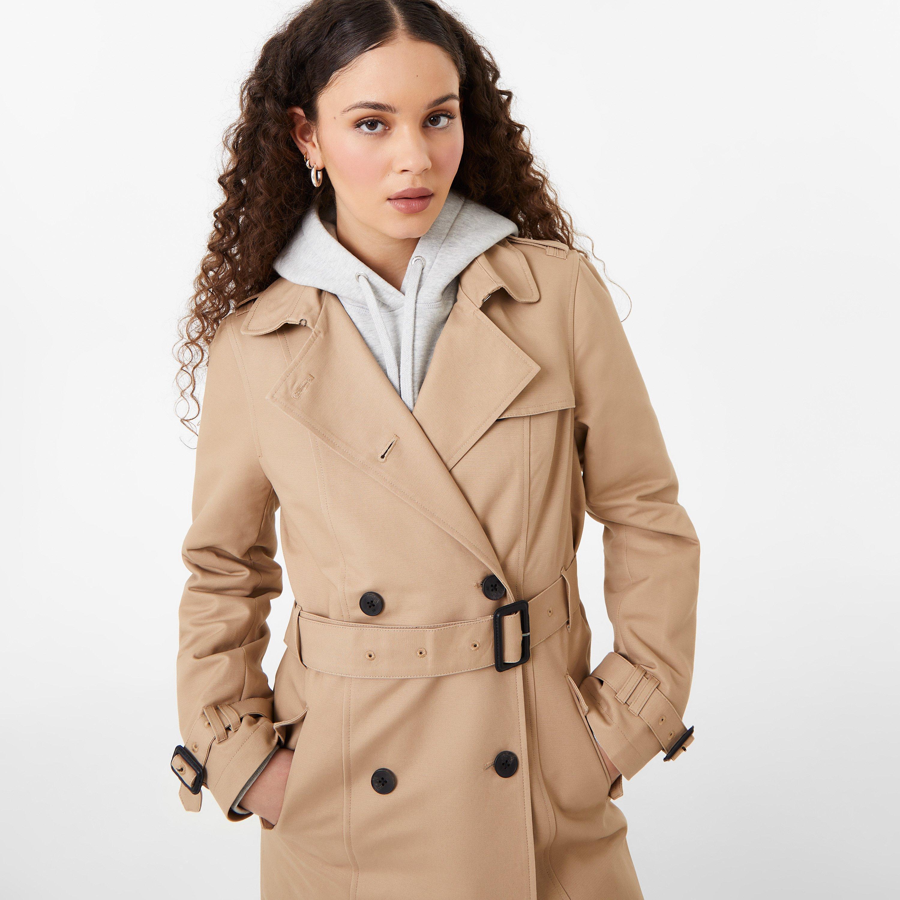 Jack Wills JW Long Meryl Trench Coat
