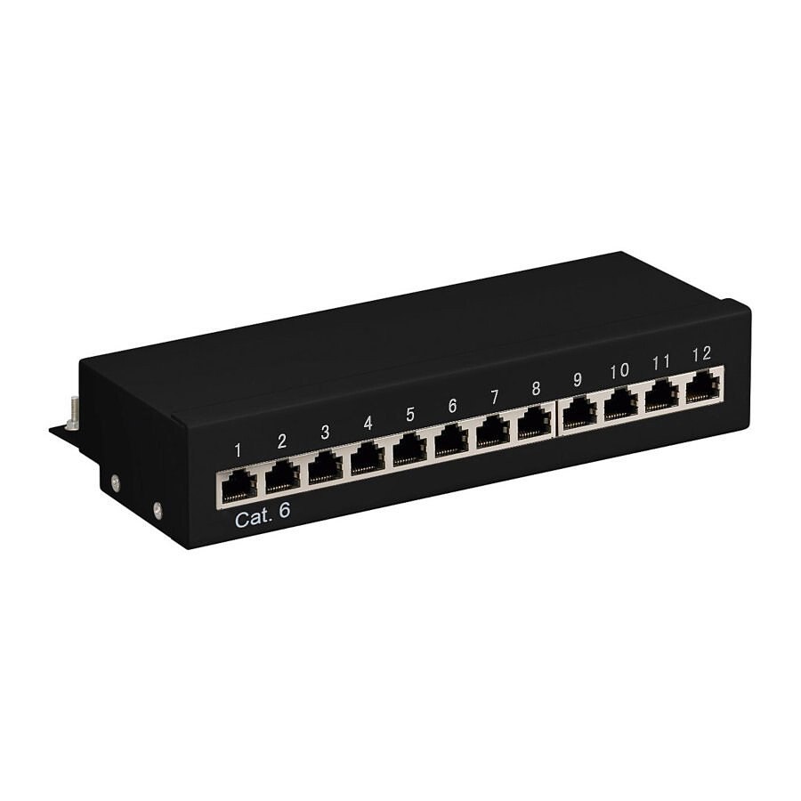 Goobay Mini Panneau de brassage 12 ports STP (69307)