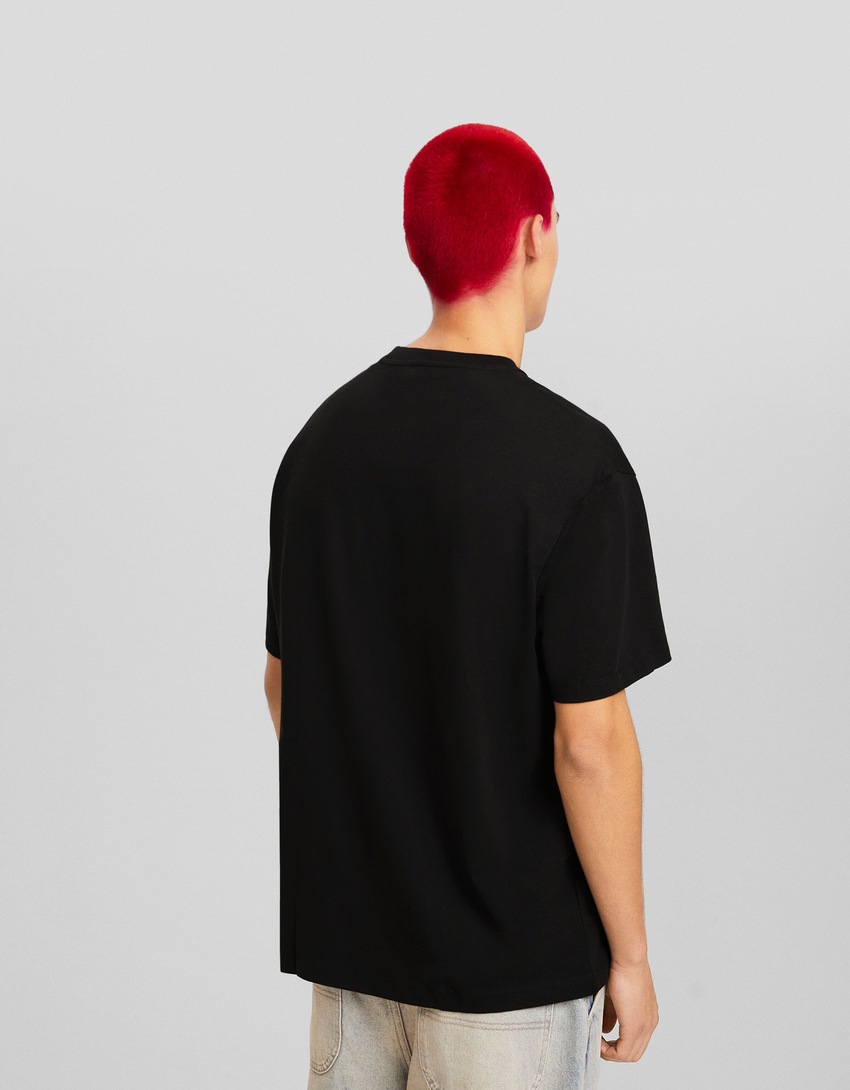 Pacote com 2 camisetas de corte reto