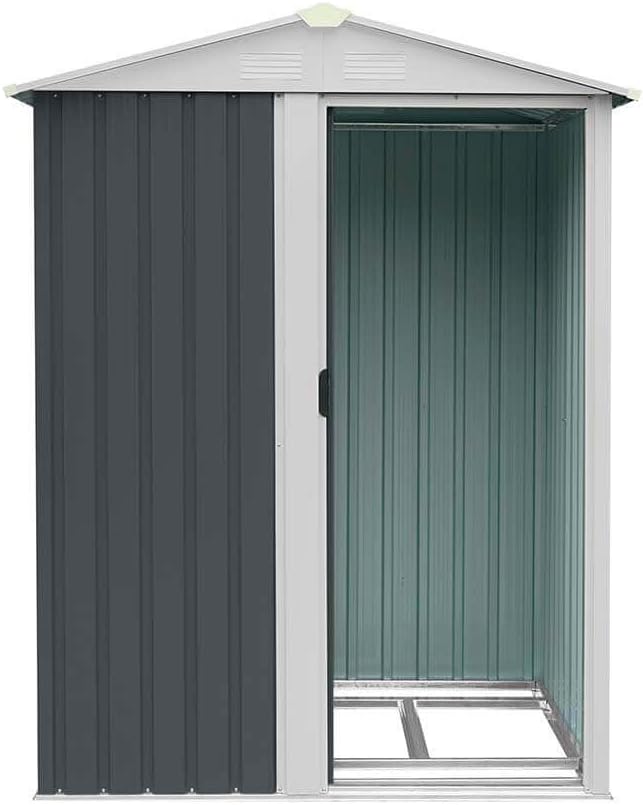Home Deluxe - Geräteschuppen BOHIO - Größe: S - Maße 151 x 131 x 189 cm, Raumfläche 1,8 m², inkl. Fundament I Gerätehaus Gartenschuppen Gartenschrank
