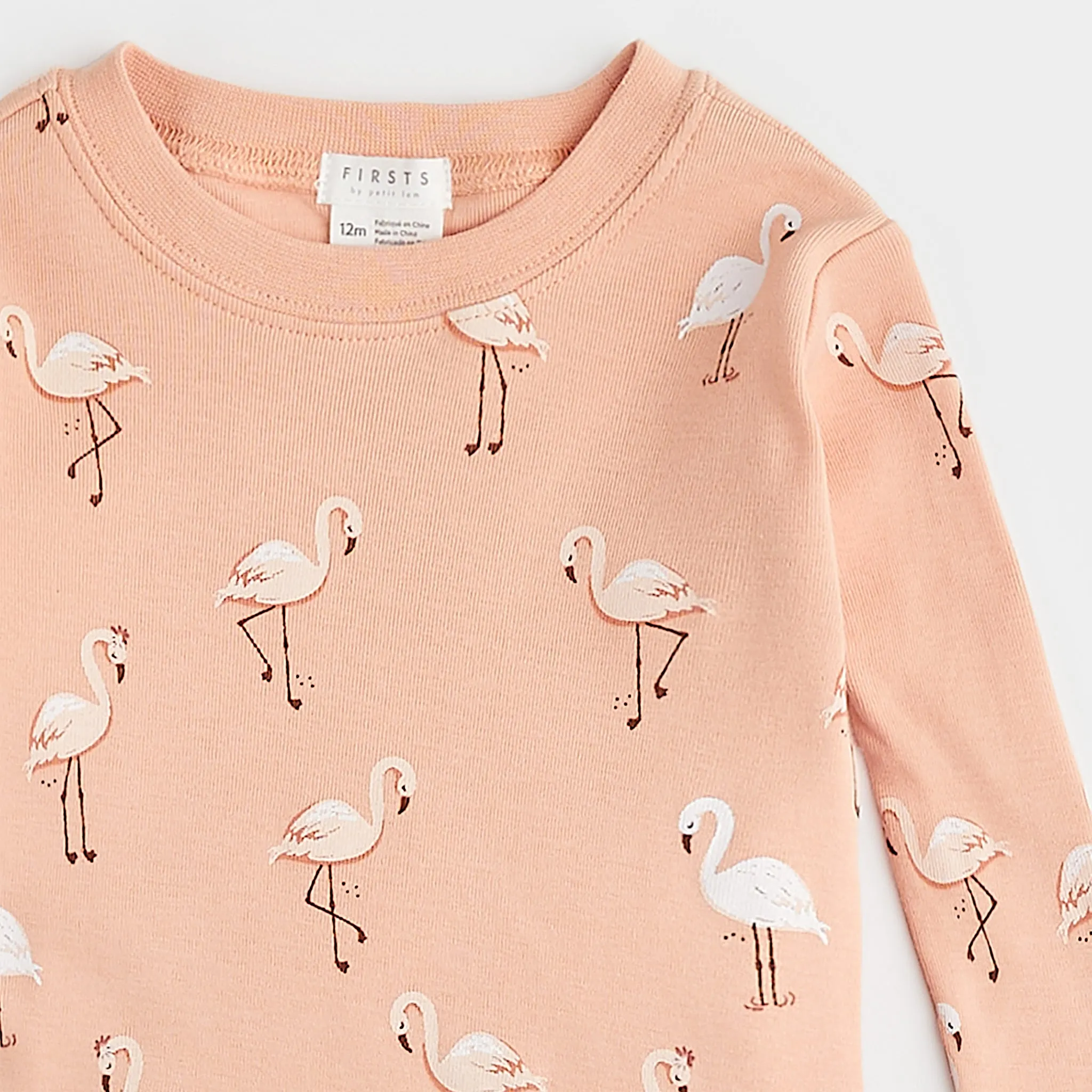 Firsts par Petit Lem Pyjama 2 Pièces Flamant 12-24mois