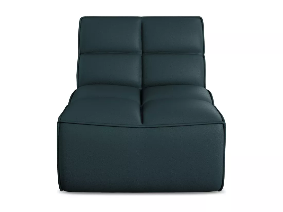 Fauteuil en Cuir artificiel - marin - KALAI