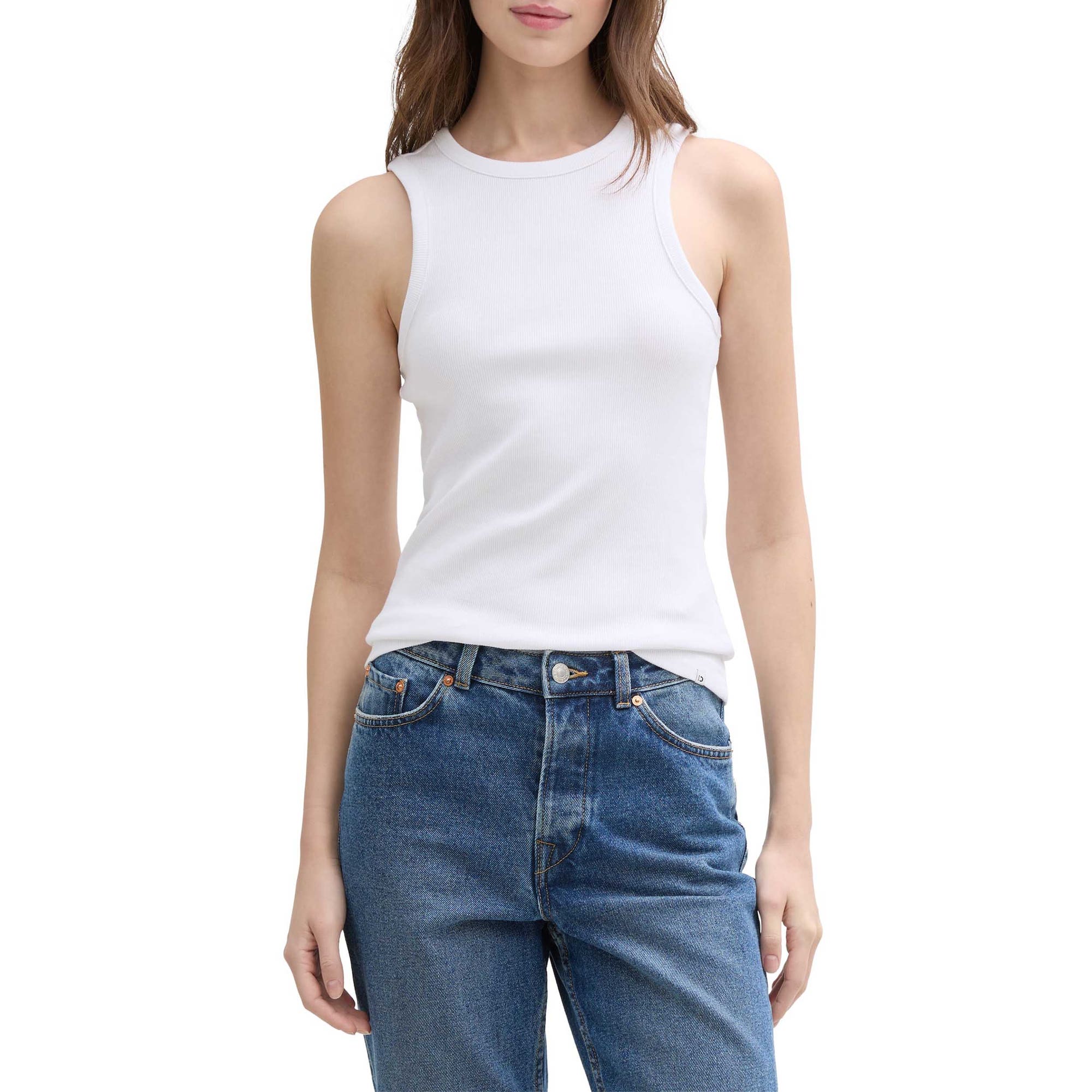 Top Femme blanc