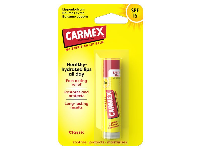 Carmex Lippenpomade Classic LSF 15 4.25 g Schützende Lippenpflege mit Lichtschutzfaktor