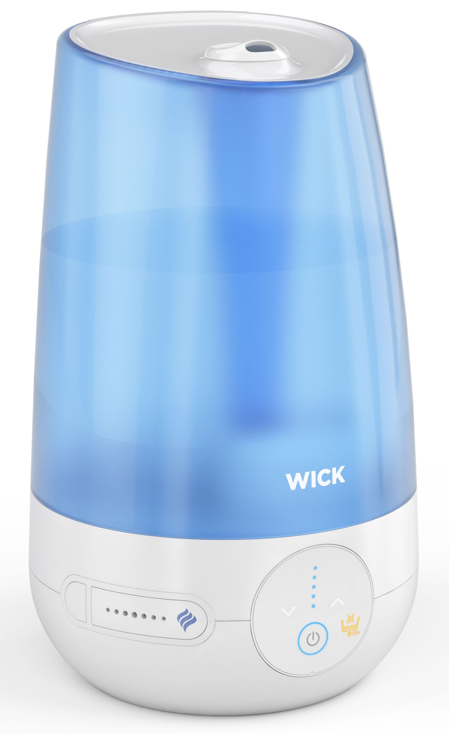 WICK Luftbefeuchter »Ultraschall-Kaltluftbefeuchter« 4,5 l Wassertank kompatibel mit den VapoPads Duftpads mit ätherischen Ölen