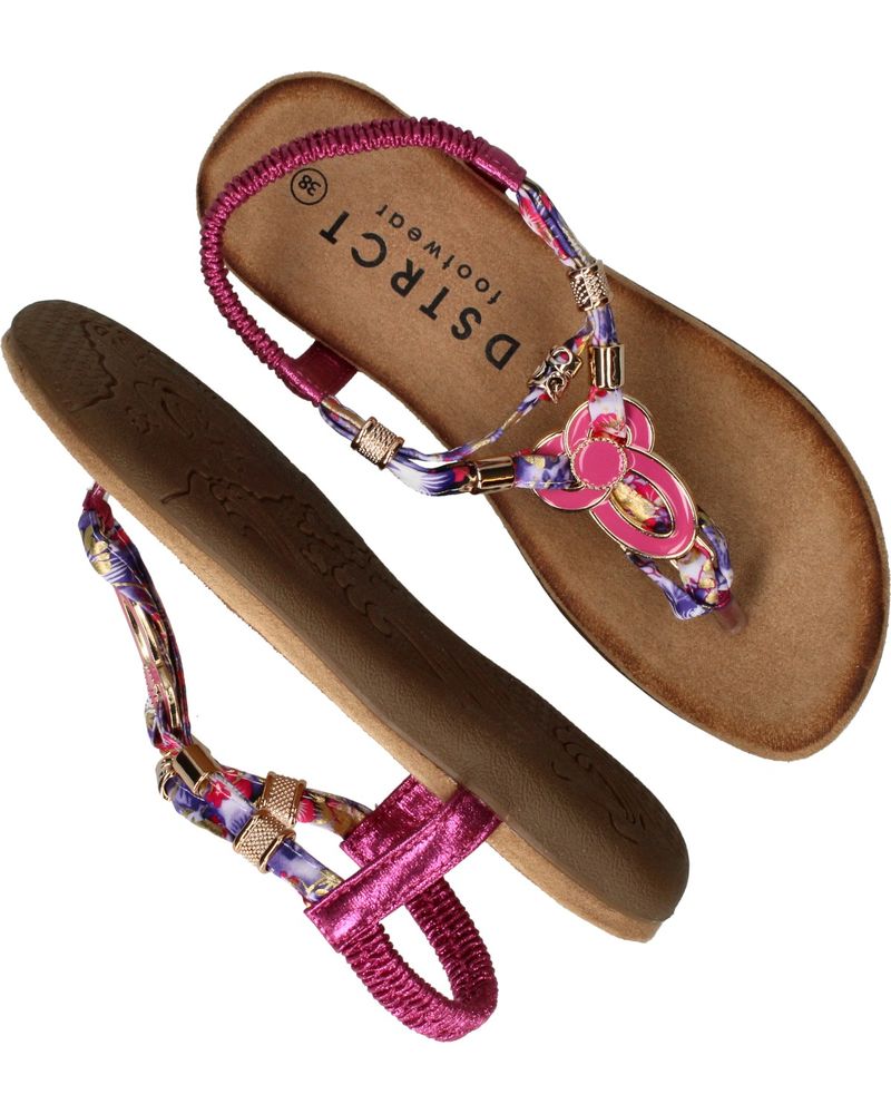 DSTRCT Sandalen Roze Dames
