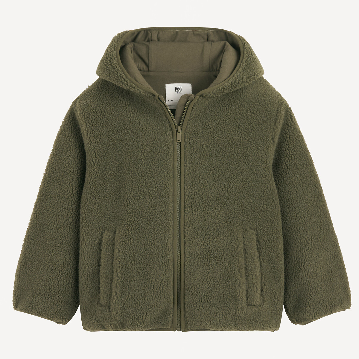COLEÇÕES LA REDOUTE<br>Colete sherpa com boné