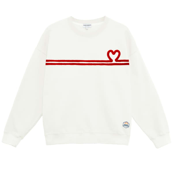 Sweatshirt FRENCH DISORDER ROSIE HEART CREAM