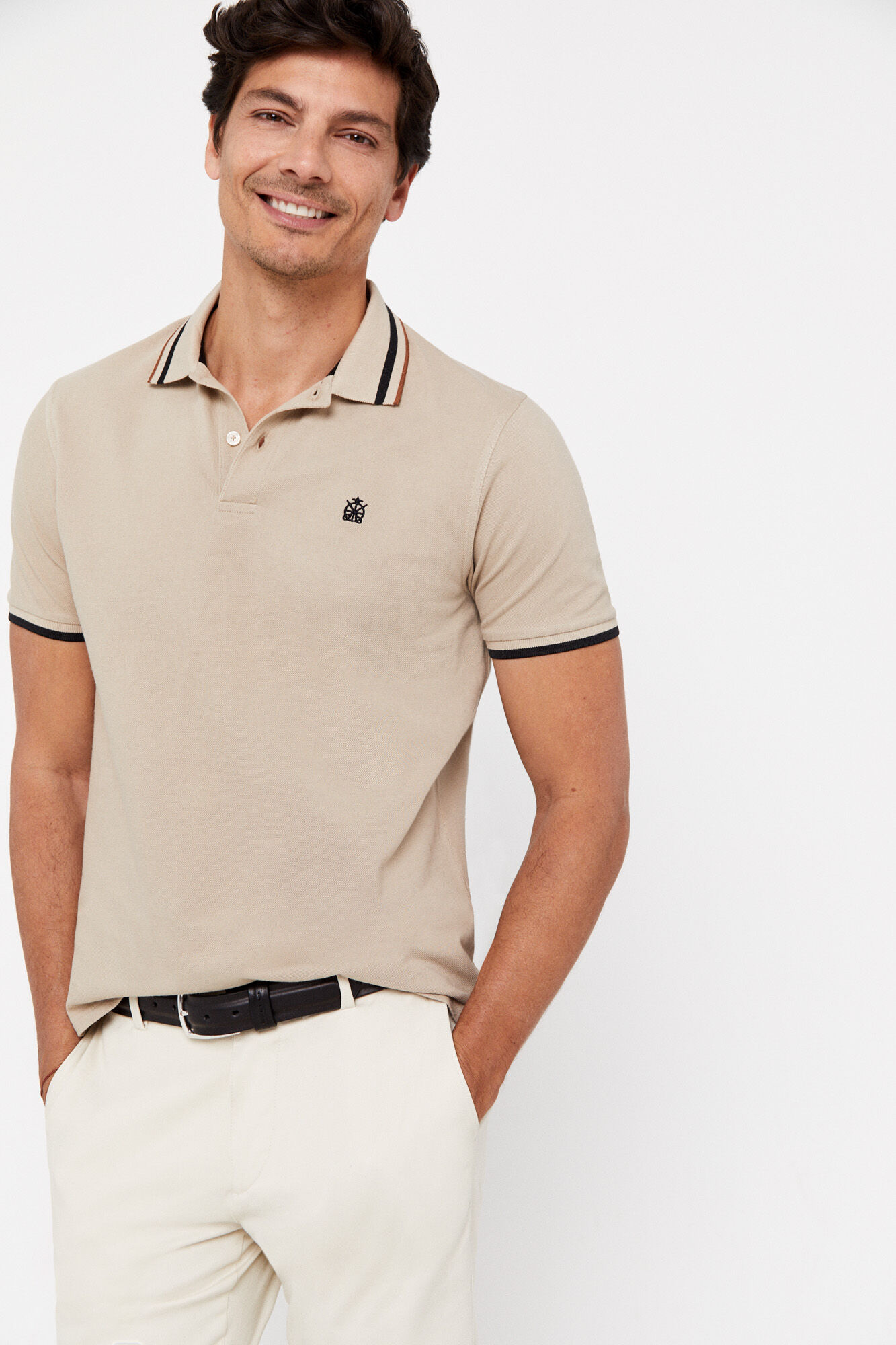 Camisa polo - Bege