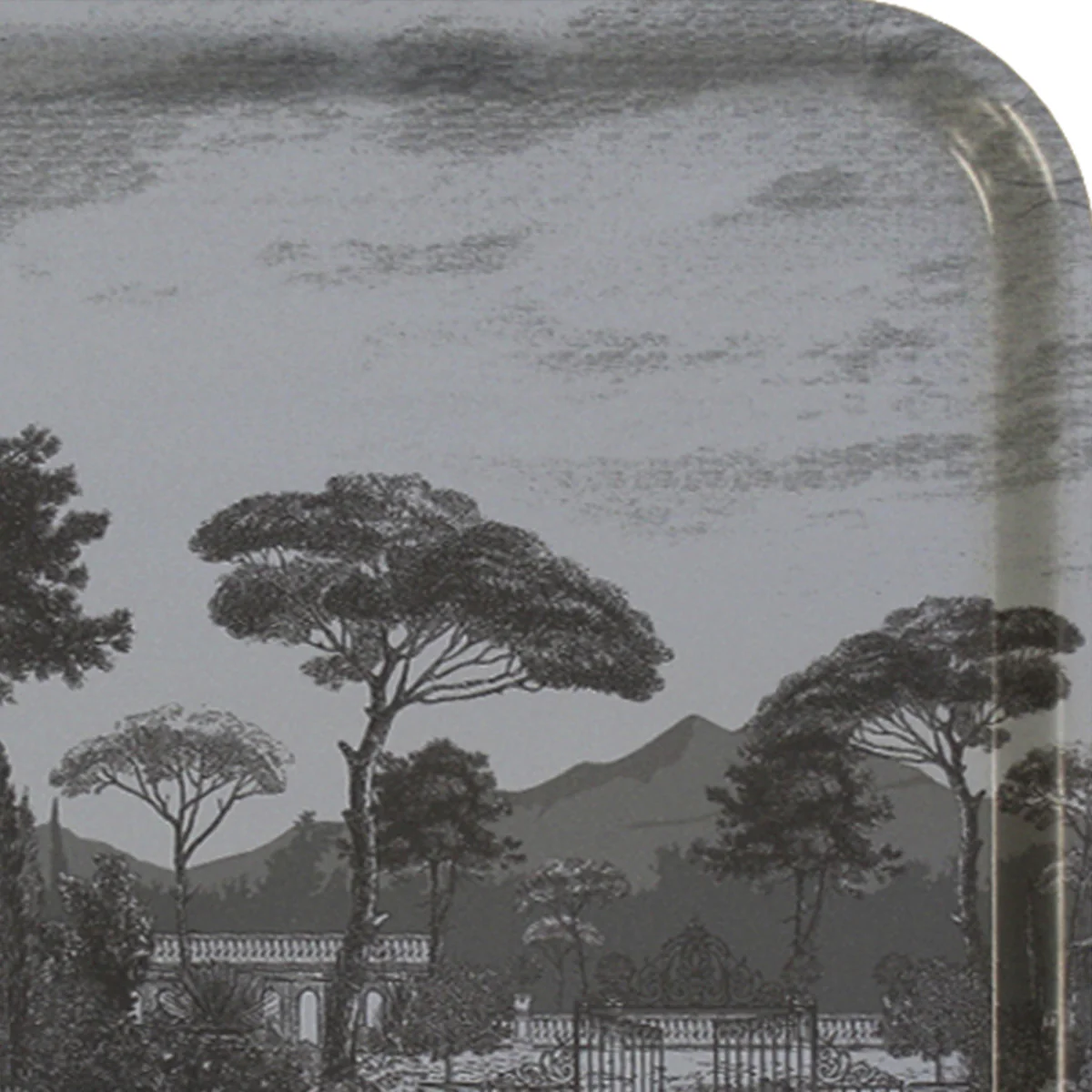 Plateau bois anthracite 33X43 Garnier Thiebaut