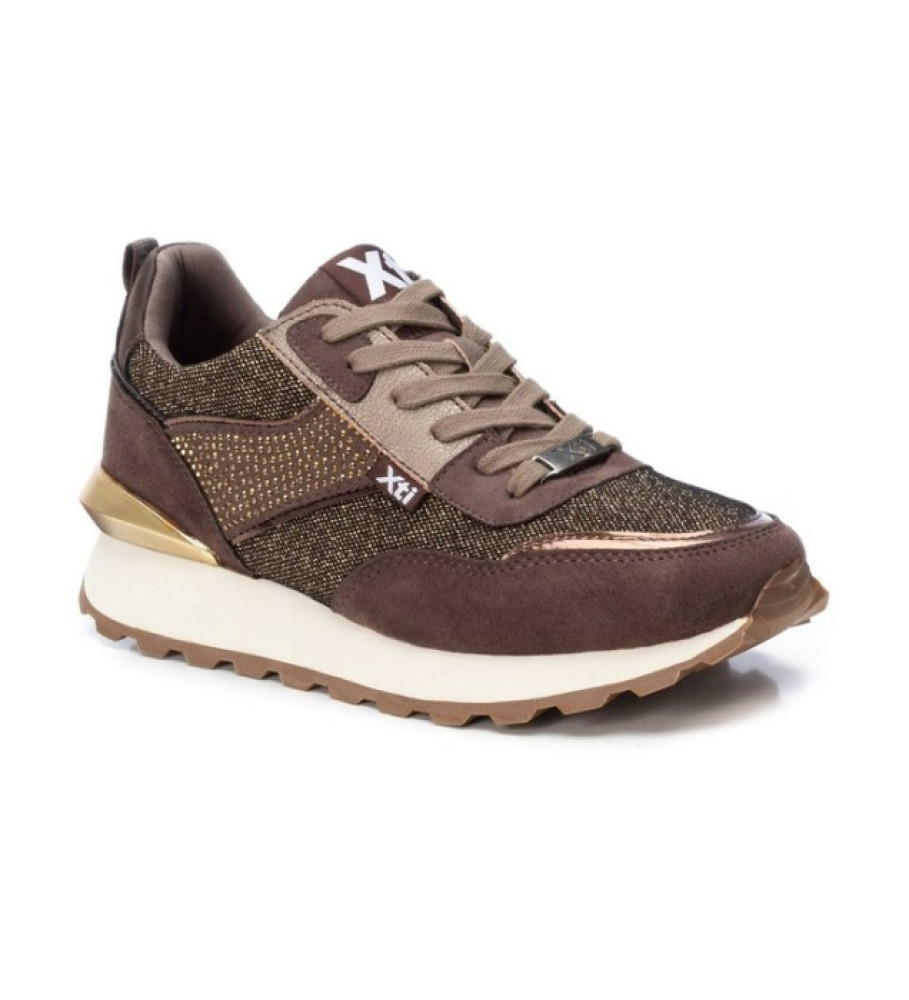 Tênis Xti 140549 taupe